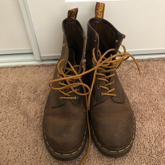 Dr. Martens Shoes - Vintage England Dr. Marten Brown Boots
